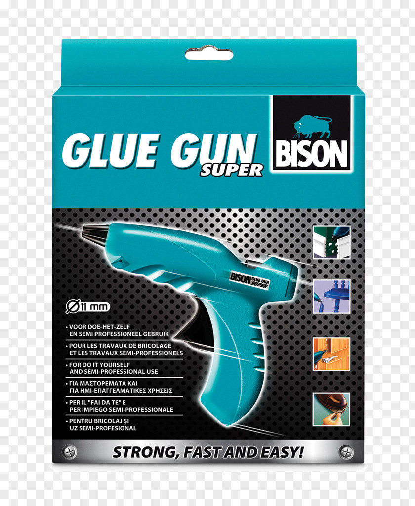 Bison Hot-melt Adhesive Paper Pistol PNG