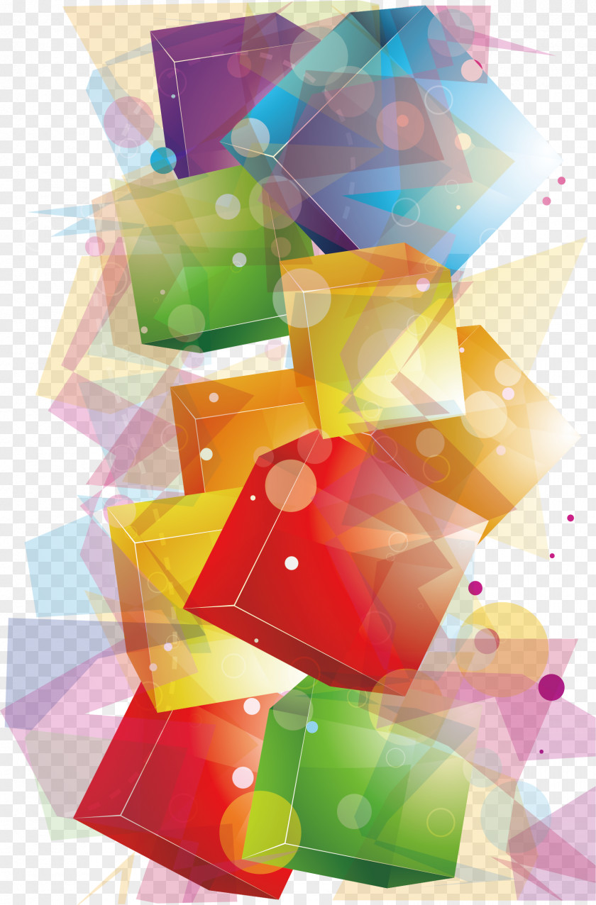 Dream Crystal Cube Cubes Geometry PNG