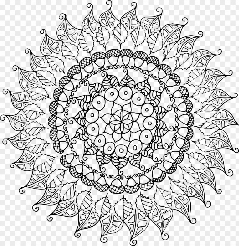 Flower Flowers And Floral Patterns: 60 Full Page Line Drawings Ready For Coloring Book Mandala PNG