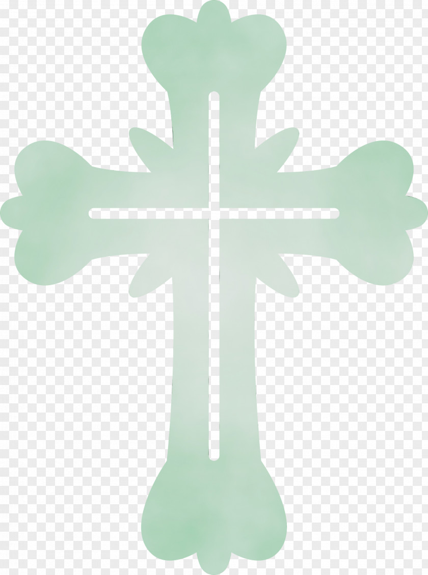 Green Cross Symbol Religious Item PNG