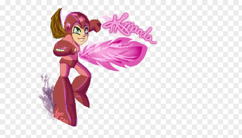 Mega Man 10 Fairy Cartoon Desktop Wallpaper Pink M PNG