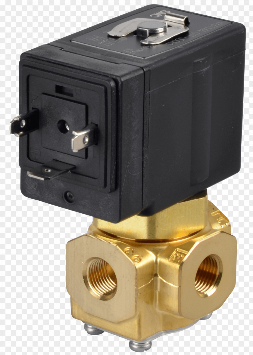 Solenoid Valve Electronic Component Electronics PNG
