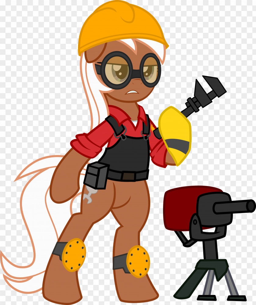 Spanner Team Fortress 2 Engineer Pony Cartoon Technology PNG
