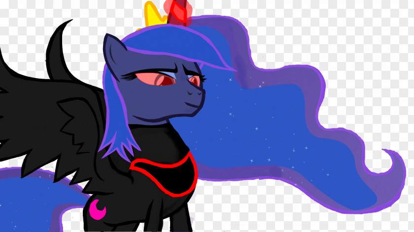 Blue Pony Princess Luna Bounty Hunter DeviantArt PNG