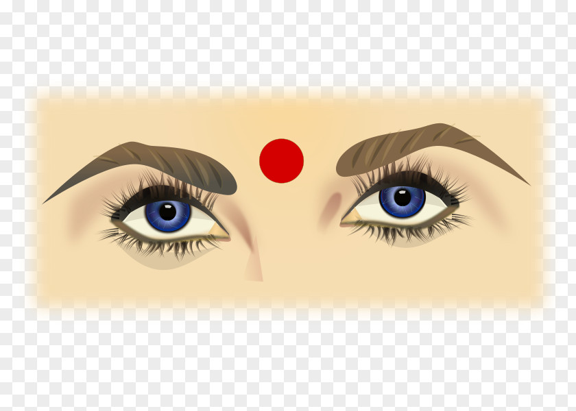 Free Pictures Of Eyes India Ramayana Hinduism Female Bindi PNG