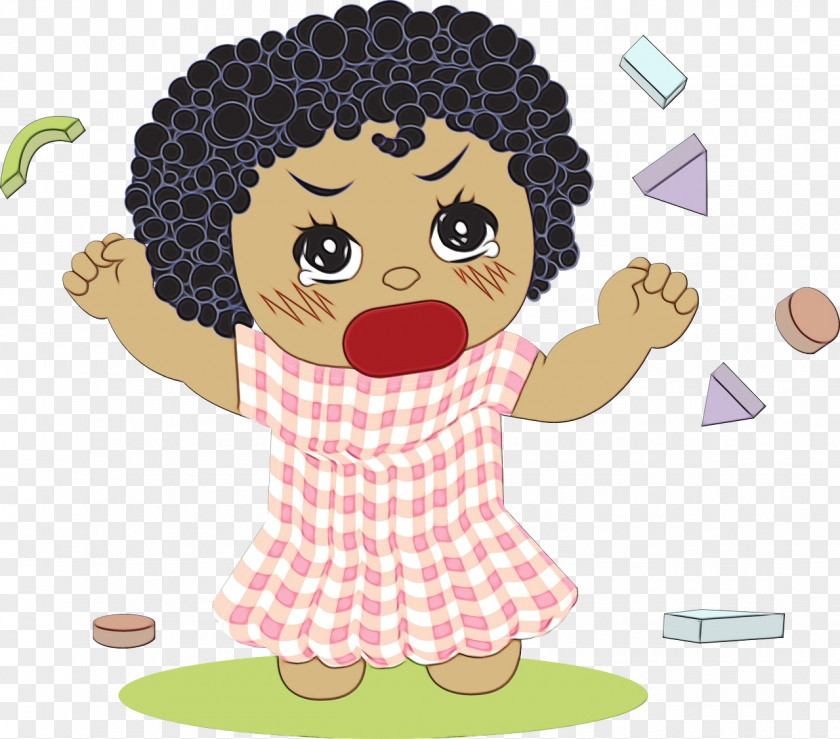 Gesture Afro Child Background PNG