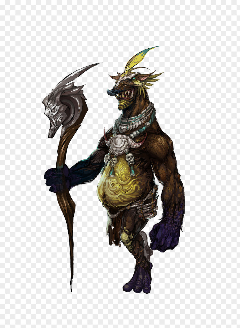 Hand-drawn Illustration Monster TERA Concept Art Character Video Game PNG