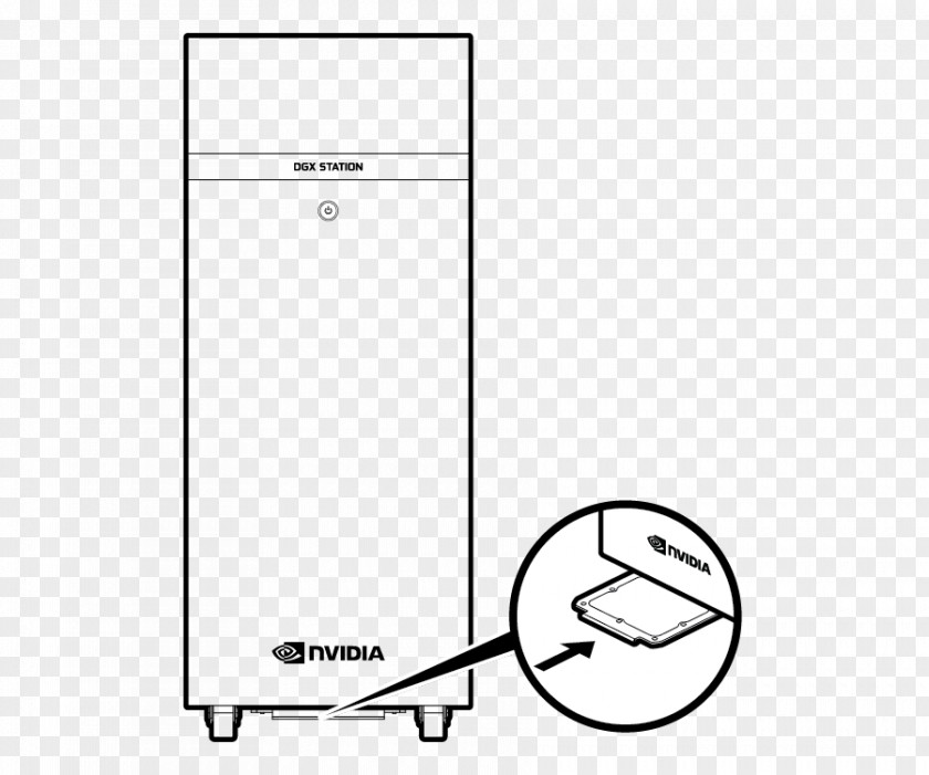 Nvidia DGX-1 NVLink Drawing PNG