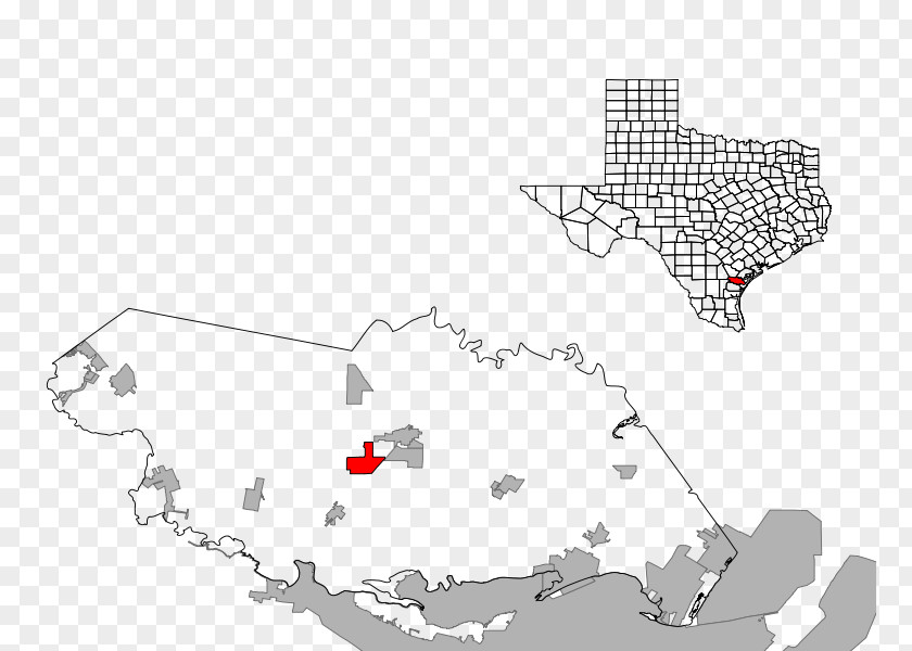 Texas County Map Locator Gregory Ingleside Portland Lakeside Sinton PNG