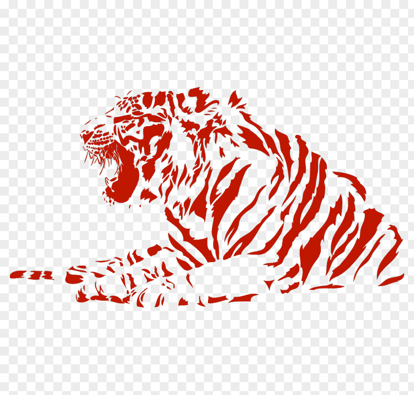 Tiger White Lion Vector Graphics Image PNG