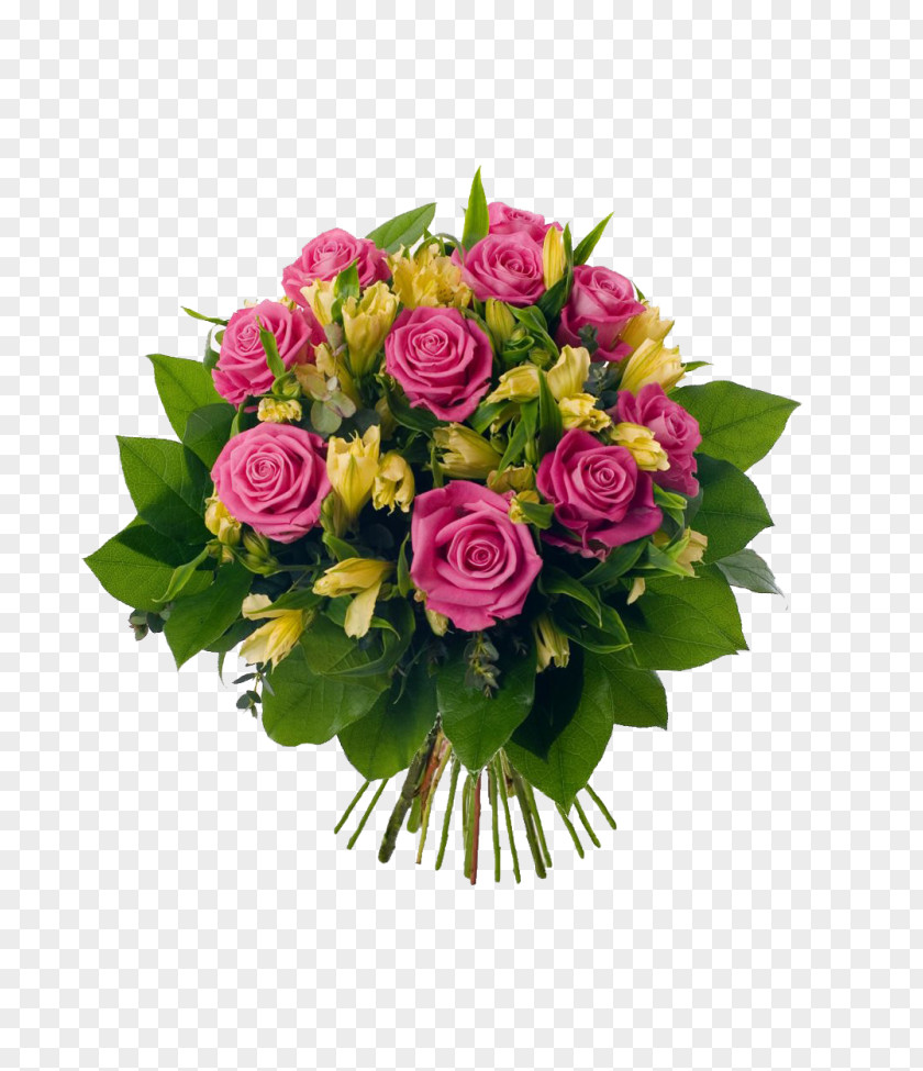 Yellow Rose Flower Bouquet Floristry Cut Flowers PNG