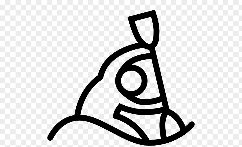 Black And White Headgear Symbol PNG