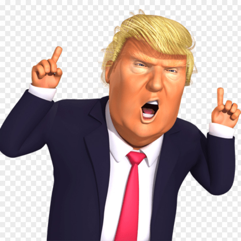 Donald Trump United States Cartoon Caricature Character PNG
