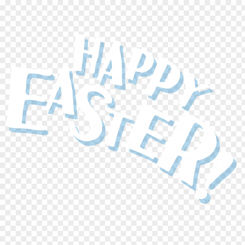 Easter Happy Art Word Vector Material Bunny Egg PNG