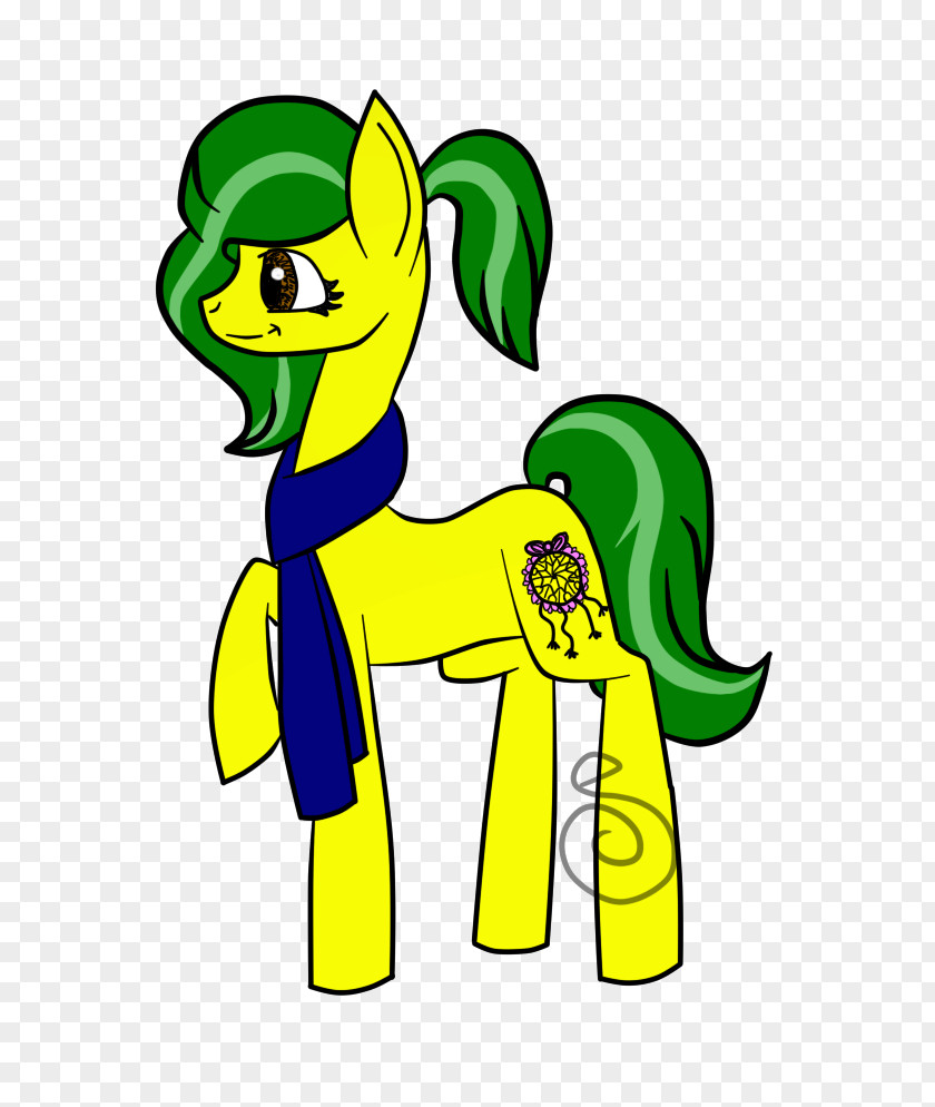 Horse Pony Green Cartoon Clip Art PNG
