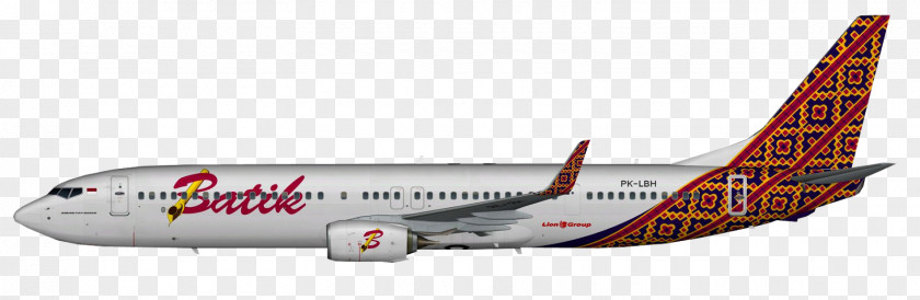 Indonesia Batik Boeing 737 Next Generation C-40 Clipper Airline Airbus PNG