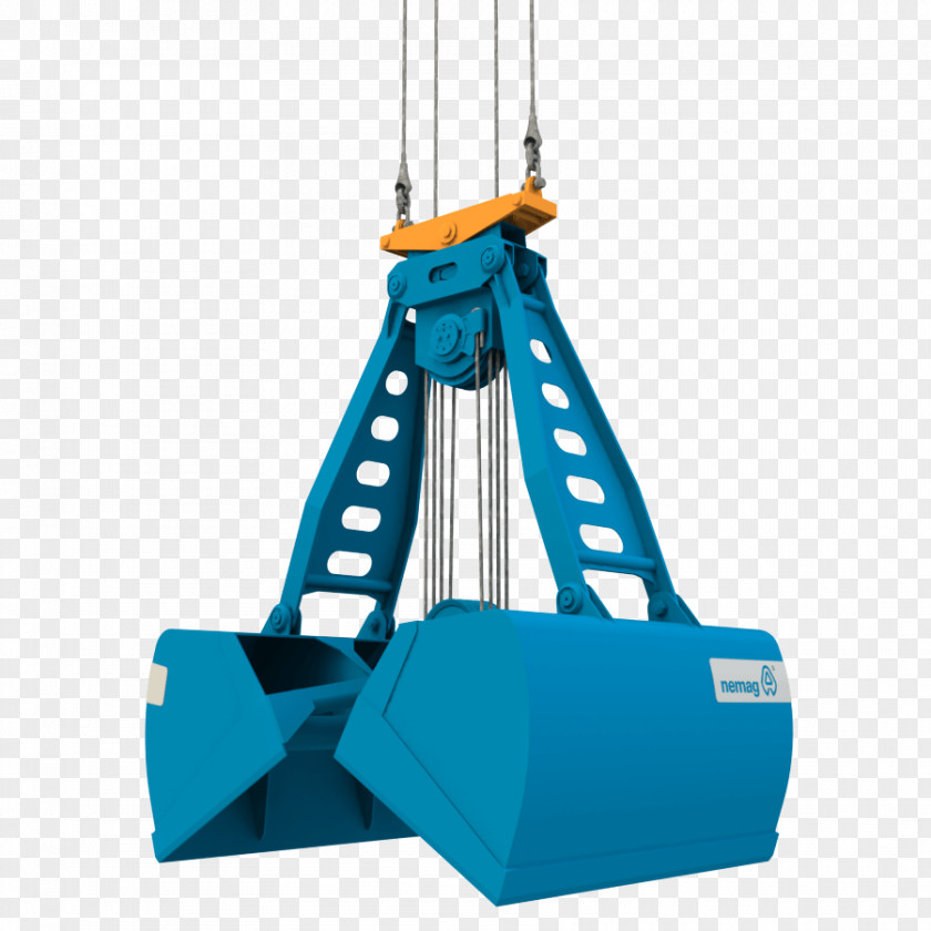 Nemag Bulk Cargo Crane Scrap Material Handling PNG