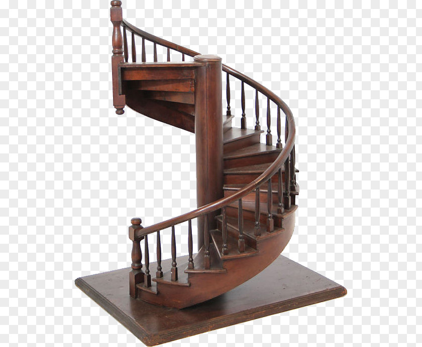 Stairs Building Wood Ladder Handrail PNG