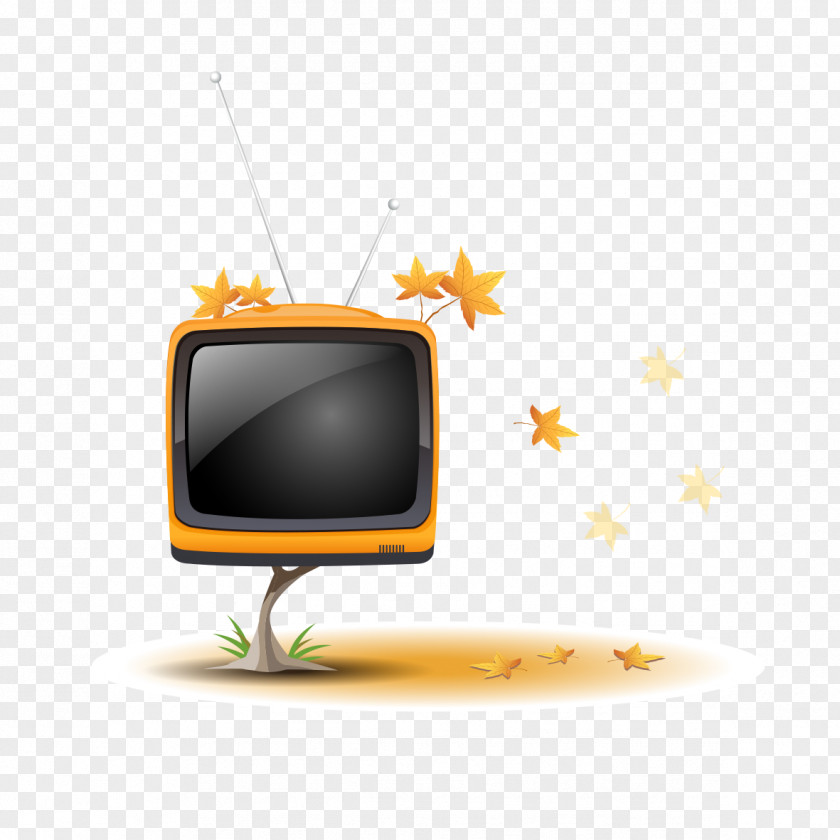 Attractive Maple Leaf Television Download PNG