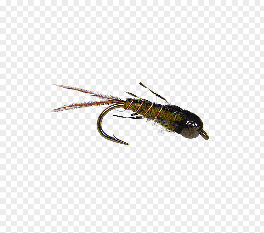 Fly Tying Artificial Fishing Nymph Spoon Lure Insect PNG