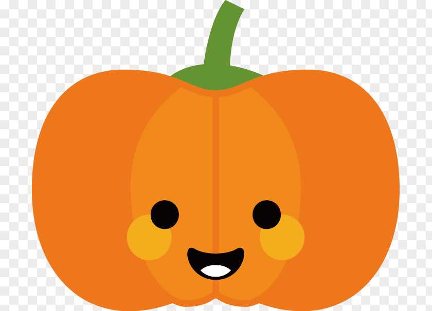 Smiling Pumpkin Jack-o-lantern Calabaza Winter Squash PNG