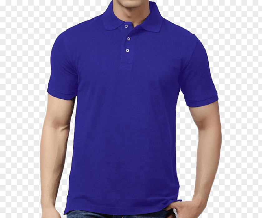 Blue T-shirt Polo Shirt Collar Clothing PNG