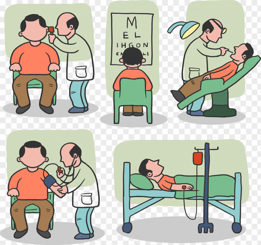 Cartoon Doctor Medicine Physician Illustration PNG