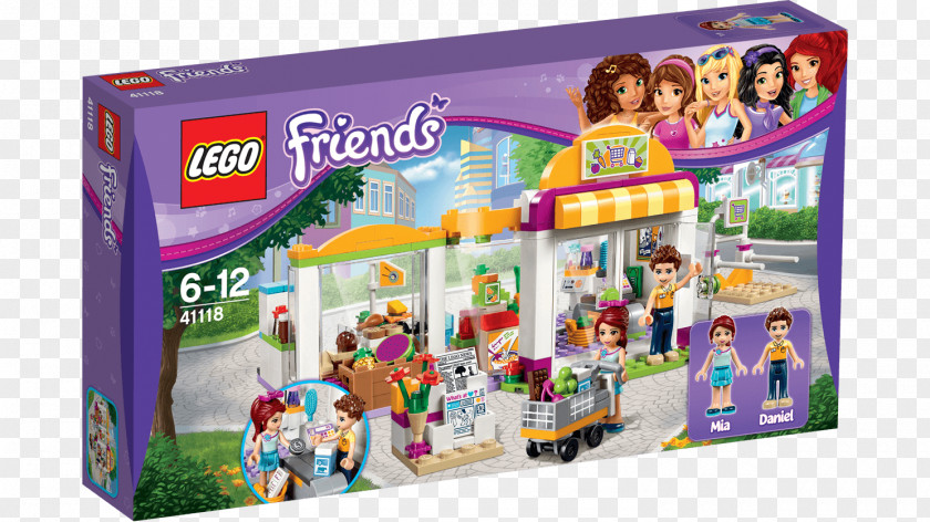 Friends Lego LEGO 41118 Heartlake Supermarket Shopping Minifigure PNG