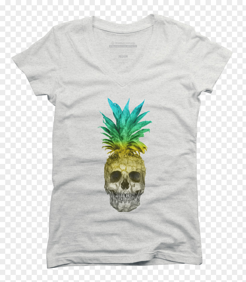 Pineapple Long-sleeved T-shirt Clothing Green PNG