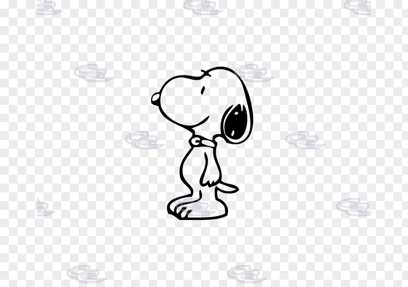 Silhouette Snoopy Charlie Brown Pig-Pen Drawing Peanuts PNG