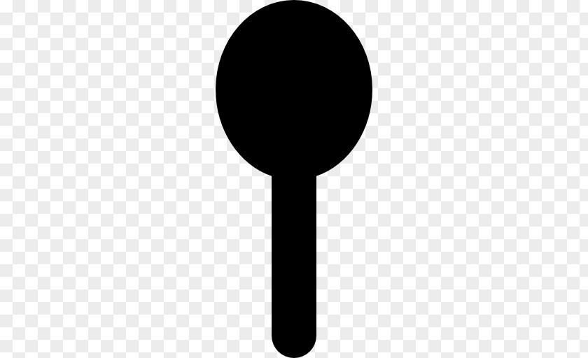 Silhouette Spoon PNG