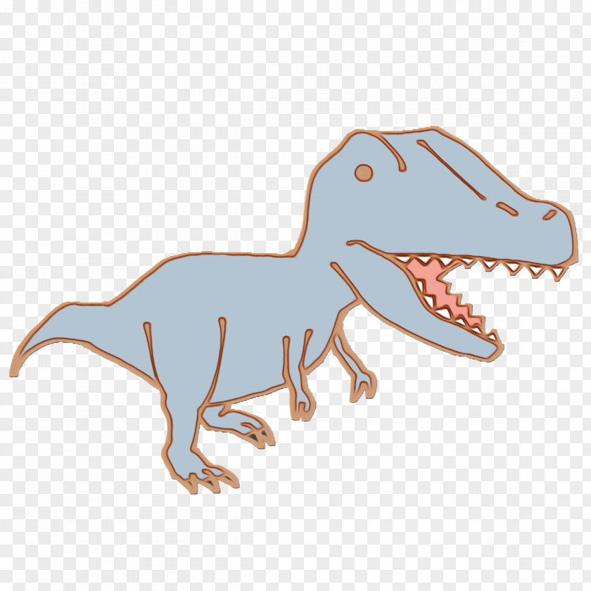 Tyrannosaurus Velociraptor Standing Biology Science PNG