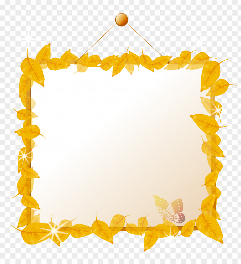 Autumn Picture Frames Clip Art PNG