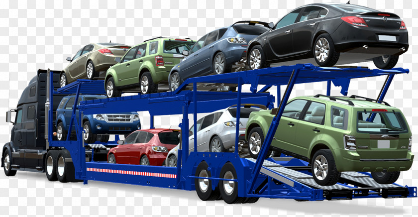 Car Carrier Trailer Mover Commercial Vehicle Transport PNG