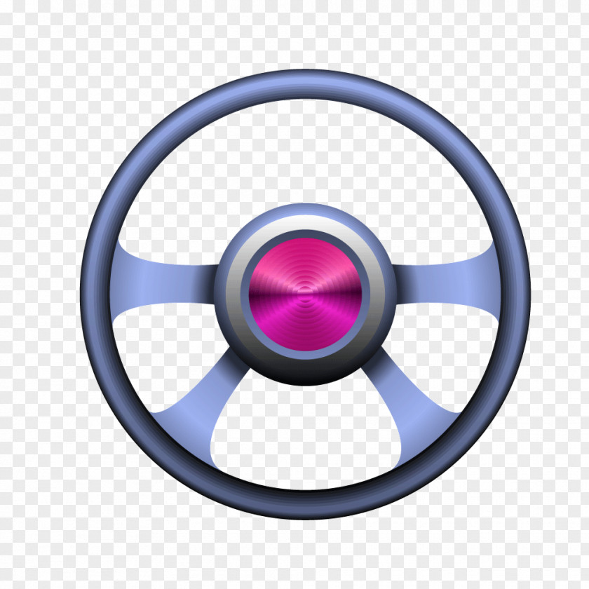 Circular Steering Wheel Car PNG