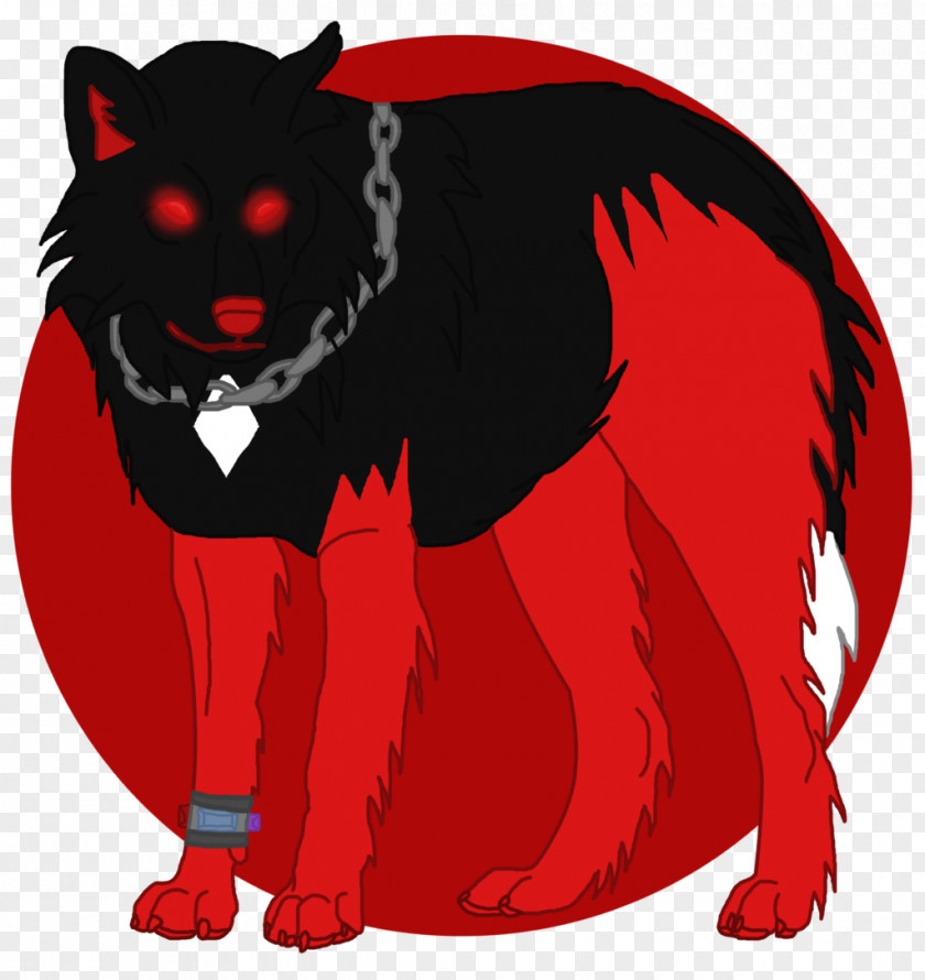 Hellfire Whiskers Dog Cat Legendary Creature PNG
