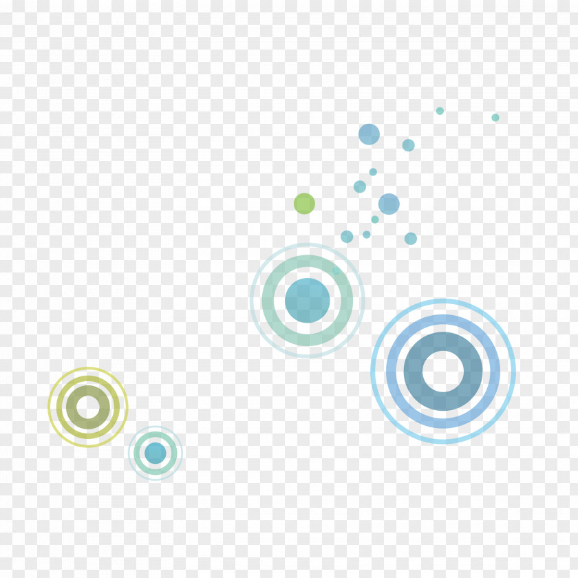 Light Blue Ring Circle Area Pattern PNG