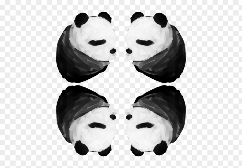 M Email HeadgearPanda Drawing Tumblr Giant Panda Cuteness Black & White PNG