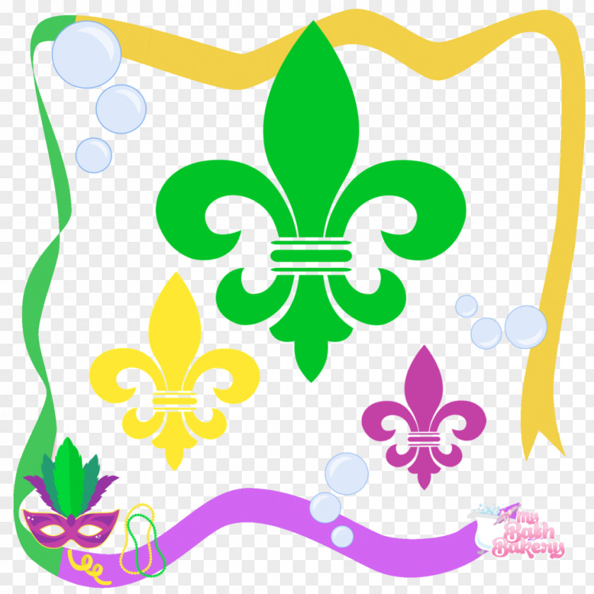 Saints Fleur De Lis Stencil Floral Design Graphic PNG