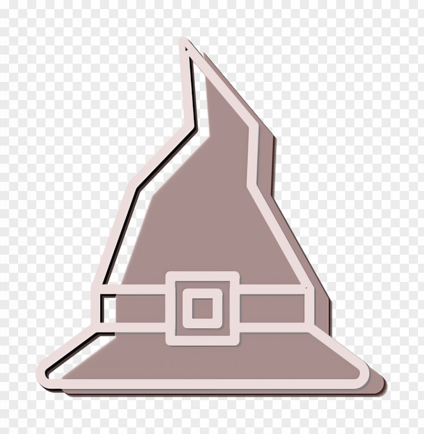 Steeple Witch Icon Halloween Hat Magic PNG