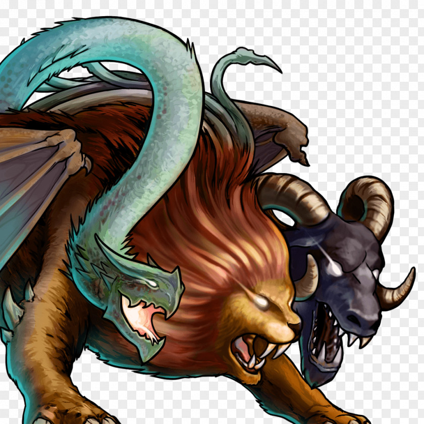 Chimera Gems Of War Legendary Creature Dragon Monster PNG