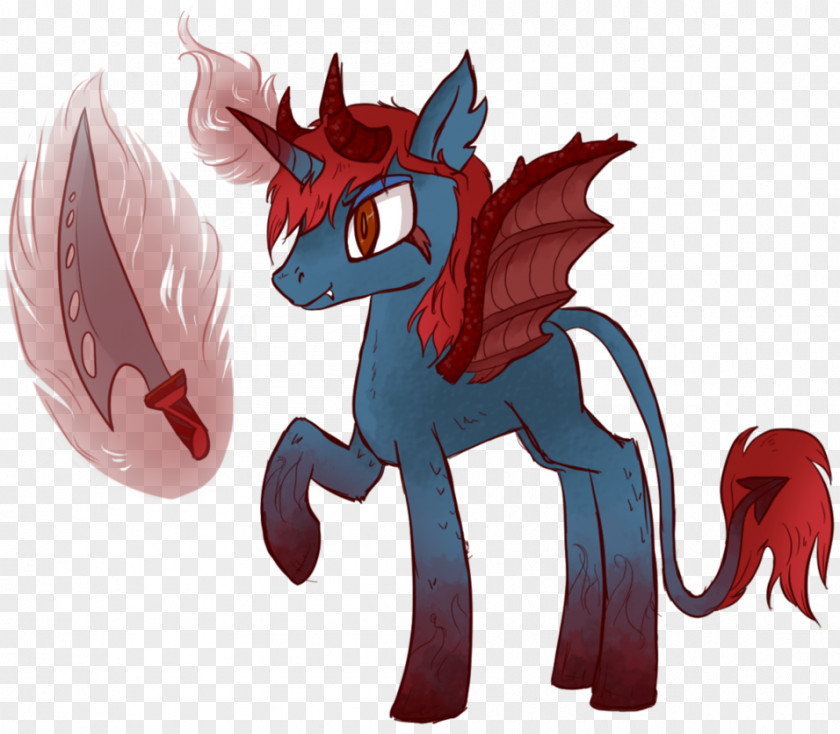 Demon Pony Art Drawing PNG