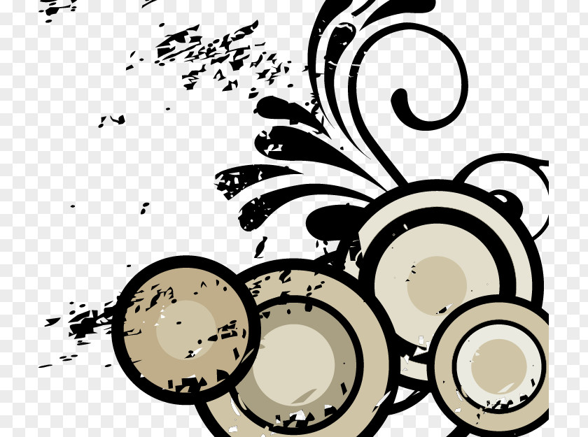 Hand Drawn Ink Droplets In A Circular Pattern Paper Football Adhesive Room PNG