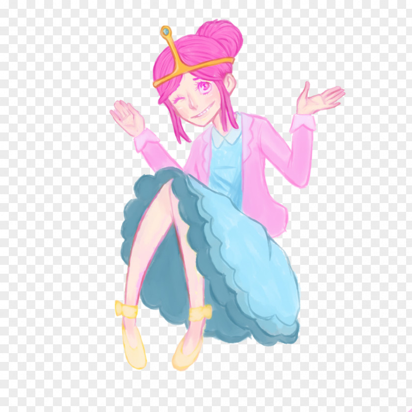 Princess Bubblegum Costume Design Fairy Headgear Pink M PNG