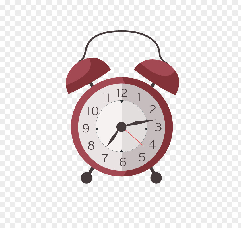 Red Alarm Clock Clip Art PNG