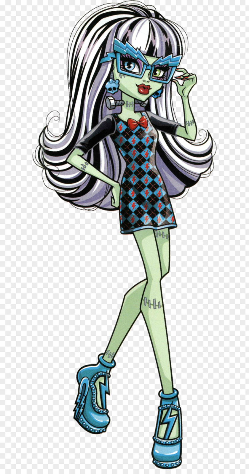 Doll Frankie Stein Monster High Basic Ever After PNG