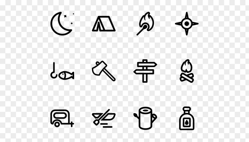 Hiking Icon Brand White Drawing Point PNG