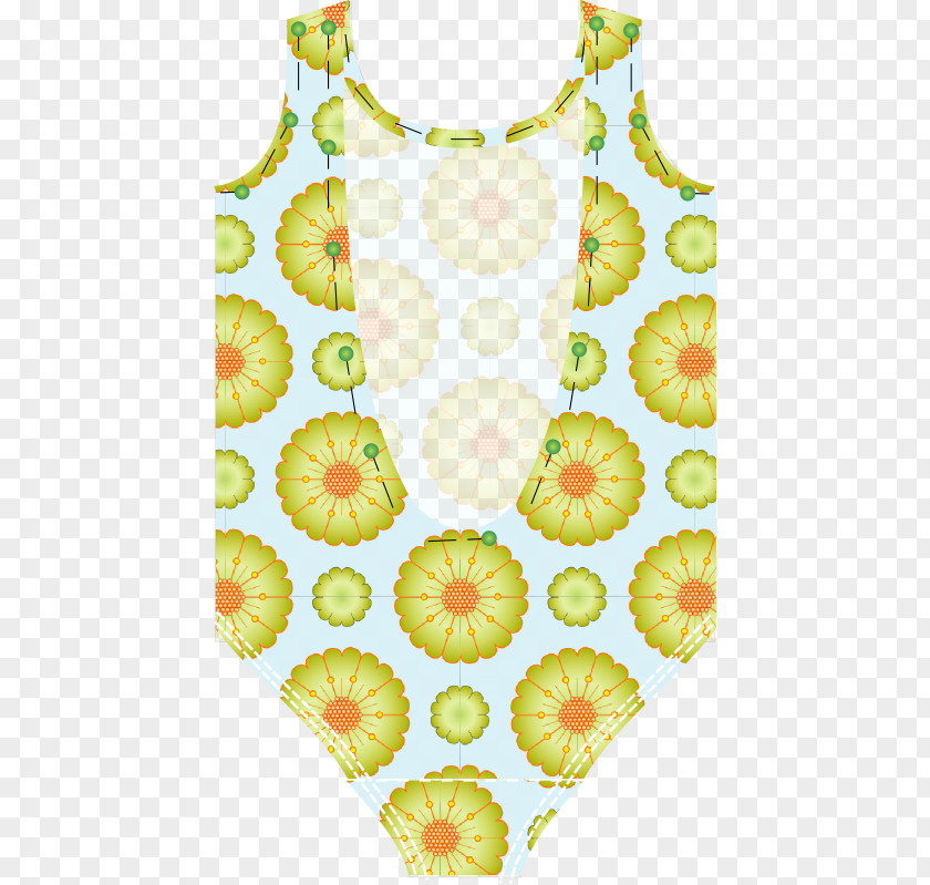 Sewing Factory One-piece Swimsuit Child Fashion Pattern PNG