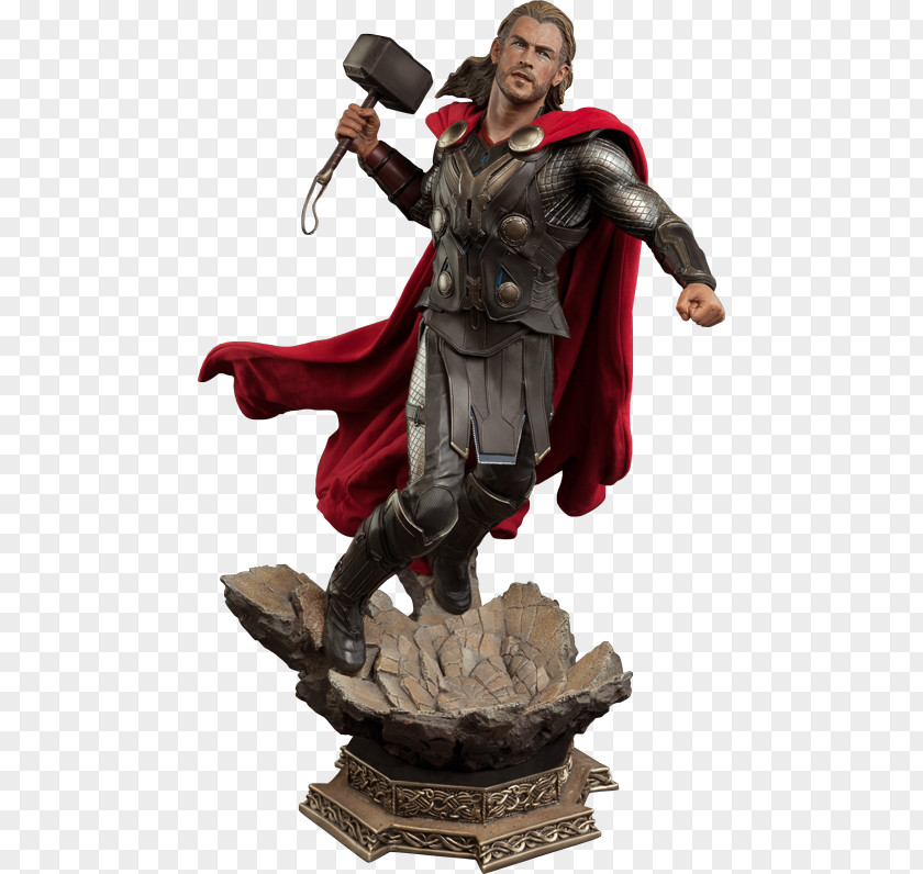 Thor Bruce Banner Statue Marvel Cinematic Universe Figurine PNG