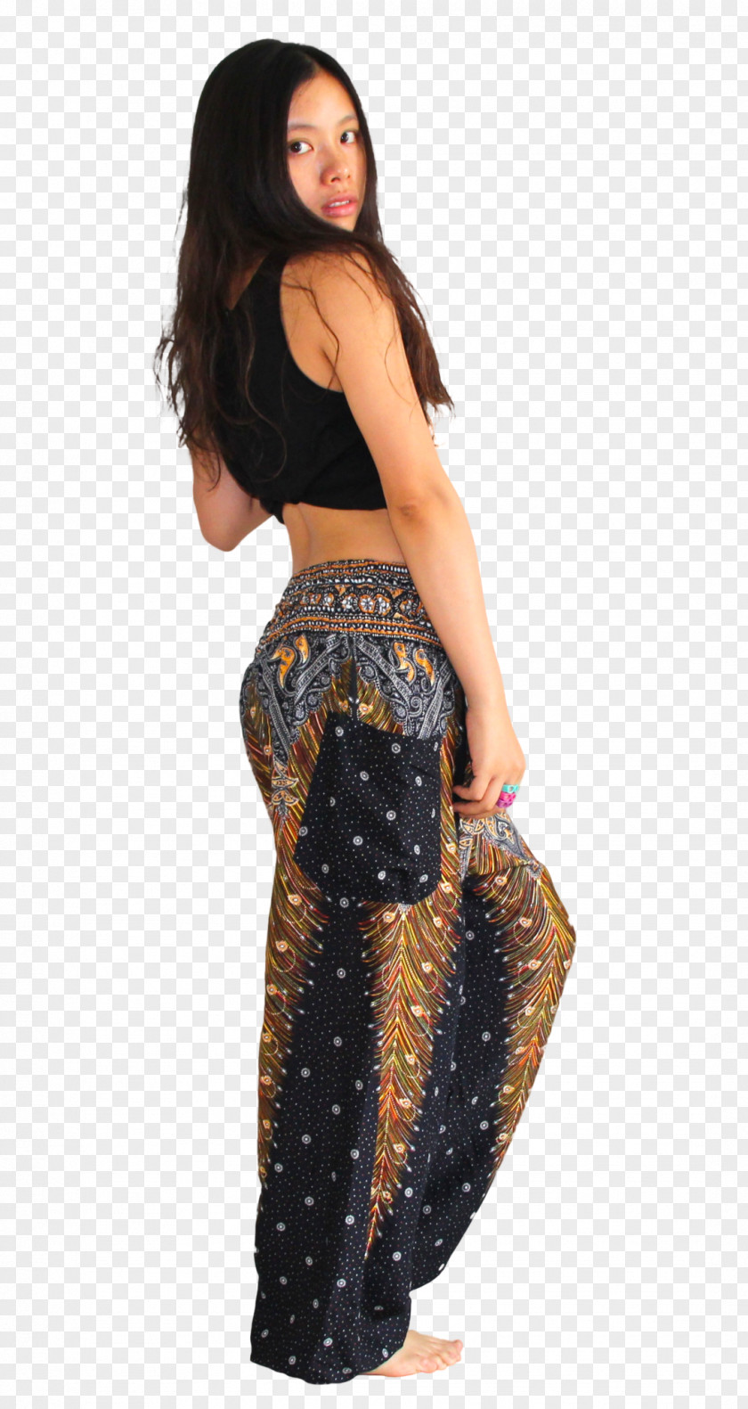 Woman Yoga Pants Harem Clothing Sizes Wide-leg Jeans PNG
